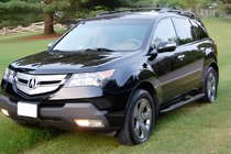 Acura MDX 2007-2013 Barras Laterales Black (2 uds, Acero Inoxidable) foto 1