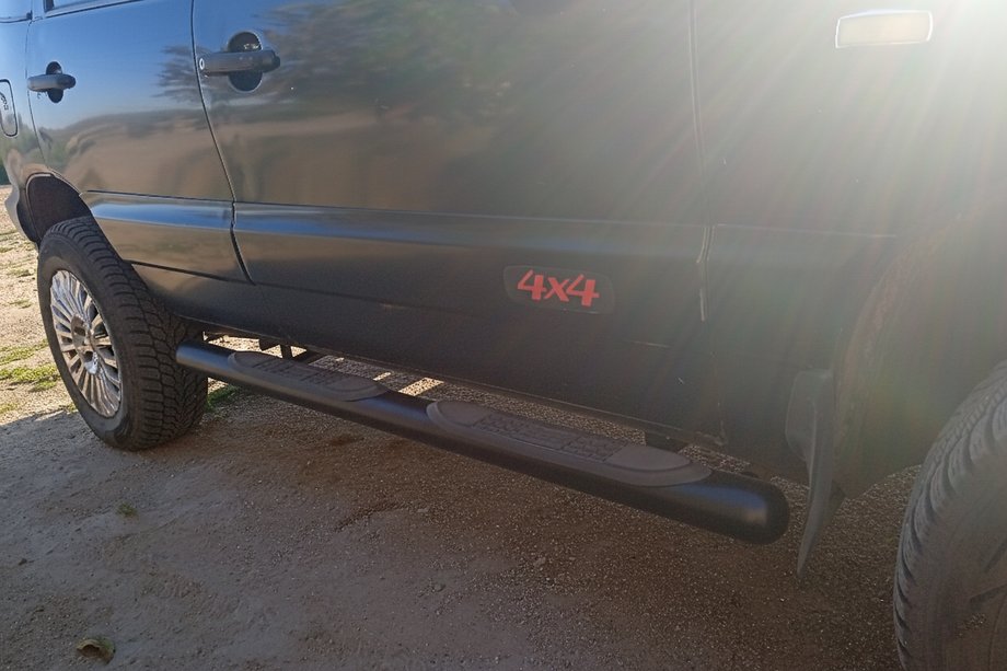 Chevrolet Niva 1998-2020 Barras Laterales Black (2 uds, Acero Inoxidable) Foto 2