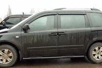 Kia Carnival 2002-2013 Barras Laterales Black (2 uds, acero inoxidable) foto 1