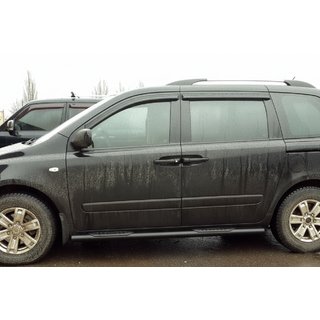 Barras Laterales Black (2 uds, acero inoxidable) Kia Carnival 2002-2013 foto 1