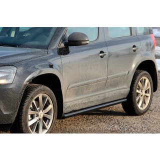 Barras Laterales Black (2 uds, acero inoxidable) Skoda Yeti 2009-2017 foto 1