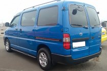 Toyota HiAce Barras Laterales Black (2 uds, acero inoxidable) foto 1