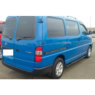 Barras Laterales Black (2 uds, acero inoxidable) Toyota HiAce foto 2