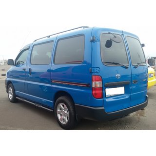 Barras Laterales Black (2 uds, acero inoxidable) Toyota HiAce foto 1