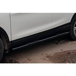 Barras Laterales Black (2017-2021, 2 uds, acero inoxidable) Nissan Qashqai 2014-2021 foto 2
