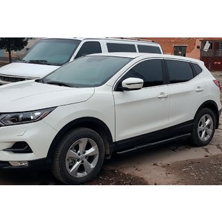 Barras Laterales Black (2017-2021, 2 uds, acero inoxidable) Nissan Qashqai 2014-2021 foto 1