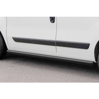 Barras Laterales Ø60 Negras (2 uds, Acero Inoxidable) Fiat Fiorino/Qubo 2008-2024 foto 2