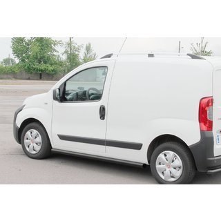 Barras Laterales Ø60 Negras (2 uds, Acero Inoxidable) Fiat Fiorino/Qubo 2008-2024 foto 1