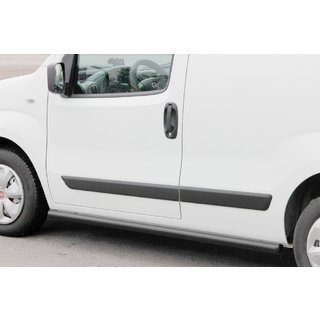 Barras Laterales Ø60 Negras (2 uds, Acero Inoxidable) Fiat Fiorino/Qubo 2008-2024 foto 3
