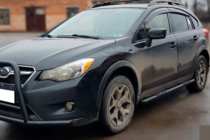 Subaru XV 2011-2017 Barras Laterales BB002 Negro (2 uds, Acero Inoxidable) foto 1