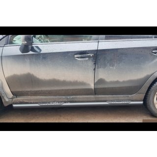 Barras Laterales BB002 Negro (2 uds, Acero Inoxidable) Subaru XV 2011-2017 foto 2