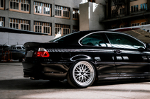 BMW 3 Series E46 1998-2006 Alerón CSL-Style V3 (para SD, Negro Brillante) foto 7
