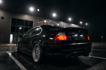 BMW 3 Series E46 1998-2006 Alerón CSL-Style V3 (para SD, Negro Brillante) foto 13