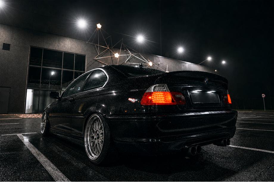 BMW 3 Series E46 1998-2006 Alerón CSL-Style V3 (para SD, Negro Brillante) Foto 13