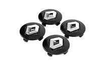 Renault Tapacubos negros 5650v1 (56mm a 50mm, juego de 4) foto 2