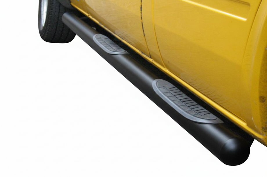 Volkswagen LT 1995-2006 Barras Laterales Black (2 uds, Acero Inoxidable) Batalla media, Ø70 Foto 5