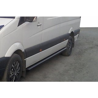 Barras Laterales Black (2 uds, Acero Inoxidable) Mercedes Sprinter W906 2006–2018 foto 4