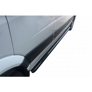 Barras Laterales Black (2 uds, Acero Inoxidable) Mercedes Sprinter W906 2006–2018 foto 3