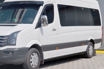Volkswagen Crafter 2006-2016 Barras Laterales Black (2 uds, Acero Inoxidable) foto 1