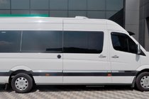 Volkswagen Crafter 2006-2016 Barras Laterales Black (2 uds, Acero Inoxidable) foto 3