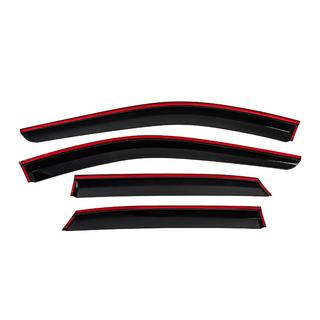 Deflectores de ventana con moldura cromada (4 uds, Niken) Nissan Qashqai 2021- foto 4
