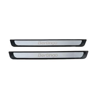 Umbrales de puerta Carmos V4 (2 uds, acero inoxidable) Citroen Berlingo 1996-2008 foto 1
