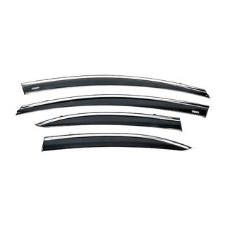 Deflectores de ventana con moldura cromada (4 uds, Niken) Honda Civic Sedan VIII 2006-2011 foto 1