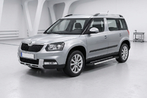 Skoda Yeti 2009-2017 Estribos Laterales RedLine V1 (2 uds., Aluminio) foto 1