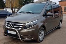 Mercedes Vito/V-class W447 2014- Barras Laterales Black (2 uds, Acero Inoxidable) foto 3