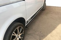 Volkswagen T5 2010-2015 Barras Laterales Black (2 uds, acero inoxidable) foto 7