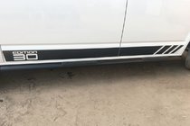 Volkswagen T6 2015-2024 Barras Laterales Black (2 uds, acero inoxidable) foto 11
