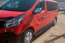 Renault Trafic 2001–2015 Barras Laterales BB002 Negro (2 uds, Acero Inoxidable) foto 4