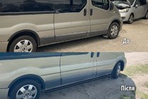 Renault Trafic 2001–2015 Barras Laterales BB002 Negro (2 uds, Acero Inoxidable) foto 1