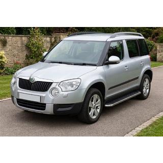 Estribos Laterales Maydos V1 (2 uds., Aluminio y Acero Inoxidable) Skoda Yeti 2009-2017 foto 1