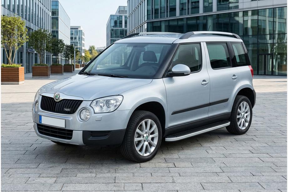 Skoda Yeti 2009-2017 Estribos Laterales Tayga Grey (2 uds., Aluminio) Image
