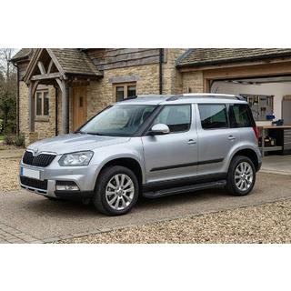 Estribos Laterales RedLine Black (2 uds., Aluminio) Skoda Yeti 2009-2017 foto 1