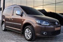 Volkswagen Caddy 2004-2010 Barras Laterales BB001 Negro (2 uds, Acero Inoxidable) d60, Maxi Batalla foto 1