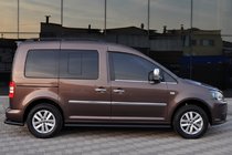 Volkswagen Caddy 2004-2010 Barras Laterales BB001 Negro (2 uds, Acero Inoxidable) d60, Maxi Batalla foto 10
