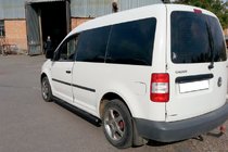 Volkswagen Caddy 2010-2015 Barras Laterales BB001 Negro (2 uds, Acero Inoxidable) foto 5
