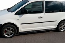 Volkswagen Caddy 2010-2015 Barras Laterales BB001 Negro (2 uds, Acero Inoxidable) foto 4