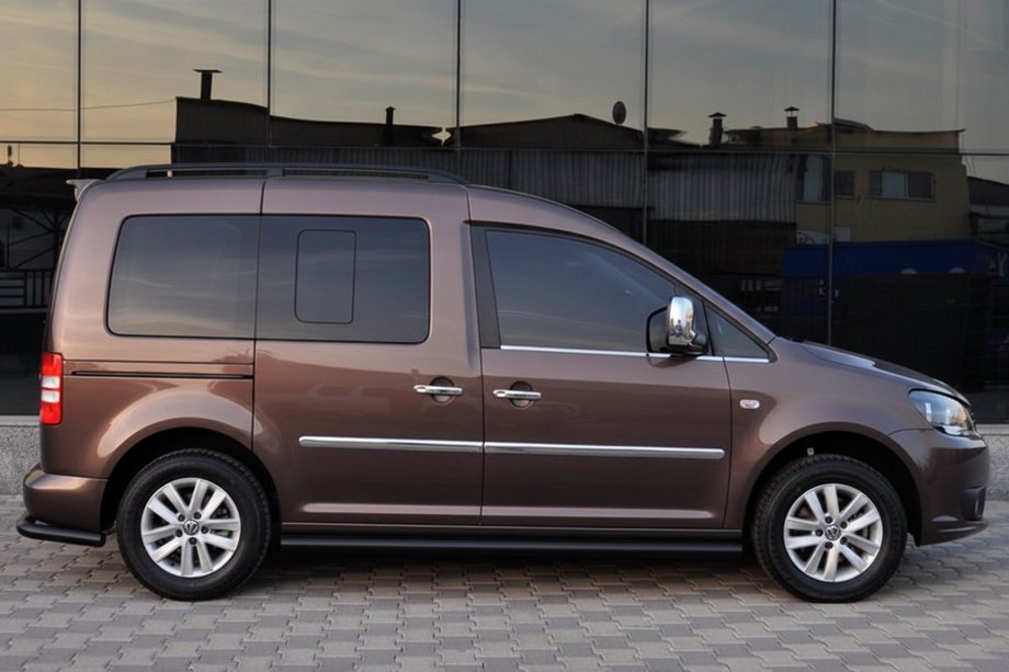 Volkswagen Caddy 2020- Barras Laterales BB001 Negro (2 uds, Acero Inoxidable) d60, Base Estándar Foto 10