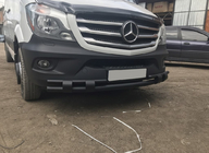Mercedes Sprinter W906 2006–2018 Defensa Delantera Inferior Shark Black (Acero Inoxidable) 2013↗ foto 1