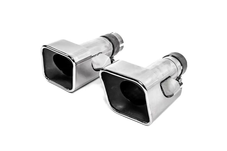 Colas de escape Sport V2 (2 uds, acero inoxidable) Foto 1