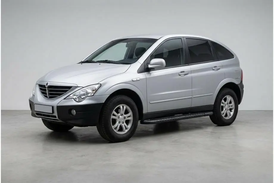 SsangYong Action 2005-2018 Estribos Laterales Bosphorus Black (2 uds., Aluminio) Image