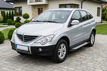 SsangYong Action 2005-2018 Estribos laterales Allmond Grey (2 uds., aluminio) foto 1