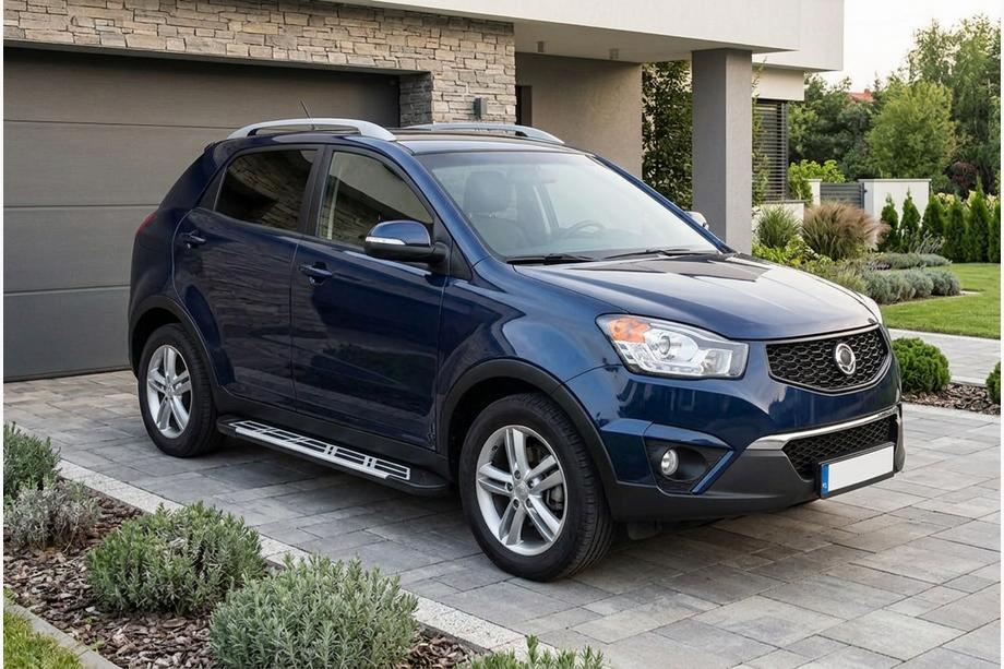 SsangYong Korando 2010-2019 Estribos Laterales Sunrise (2 uds., Aluminio) Image