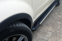 SsangYong Korando 2010-2019 Estribos Laterales RedLine V1 (2 uds., Aluminio) foto 1