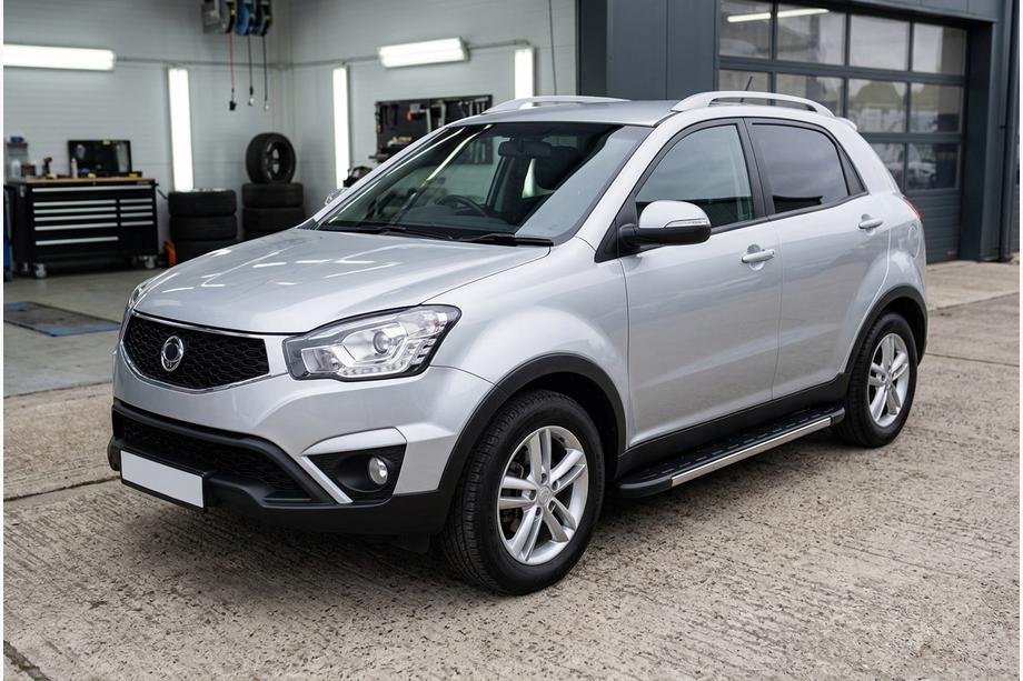 SsangYong Korando 2010-2019 Estribos Laterales Duru (2 uds., Aluminio) Image