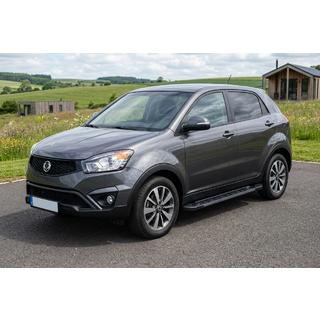Estribos Laterales RedLine Black (2 uds., Aluminio) SsangYong Korando 2010-2019 foto 1