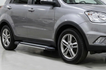 SsangYong Korando 2010-2019 Estribos Laterales Rainbow (2 uds., Aluminio) foto 1